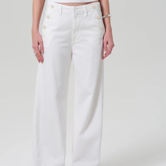 Citizens Of Humanity Boardwalk Trouser In Soft White Size 27